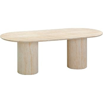 Brut Indoor/Outdoor Concrete Dining Table (Travertine) | Amazon (US)