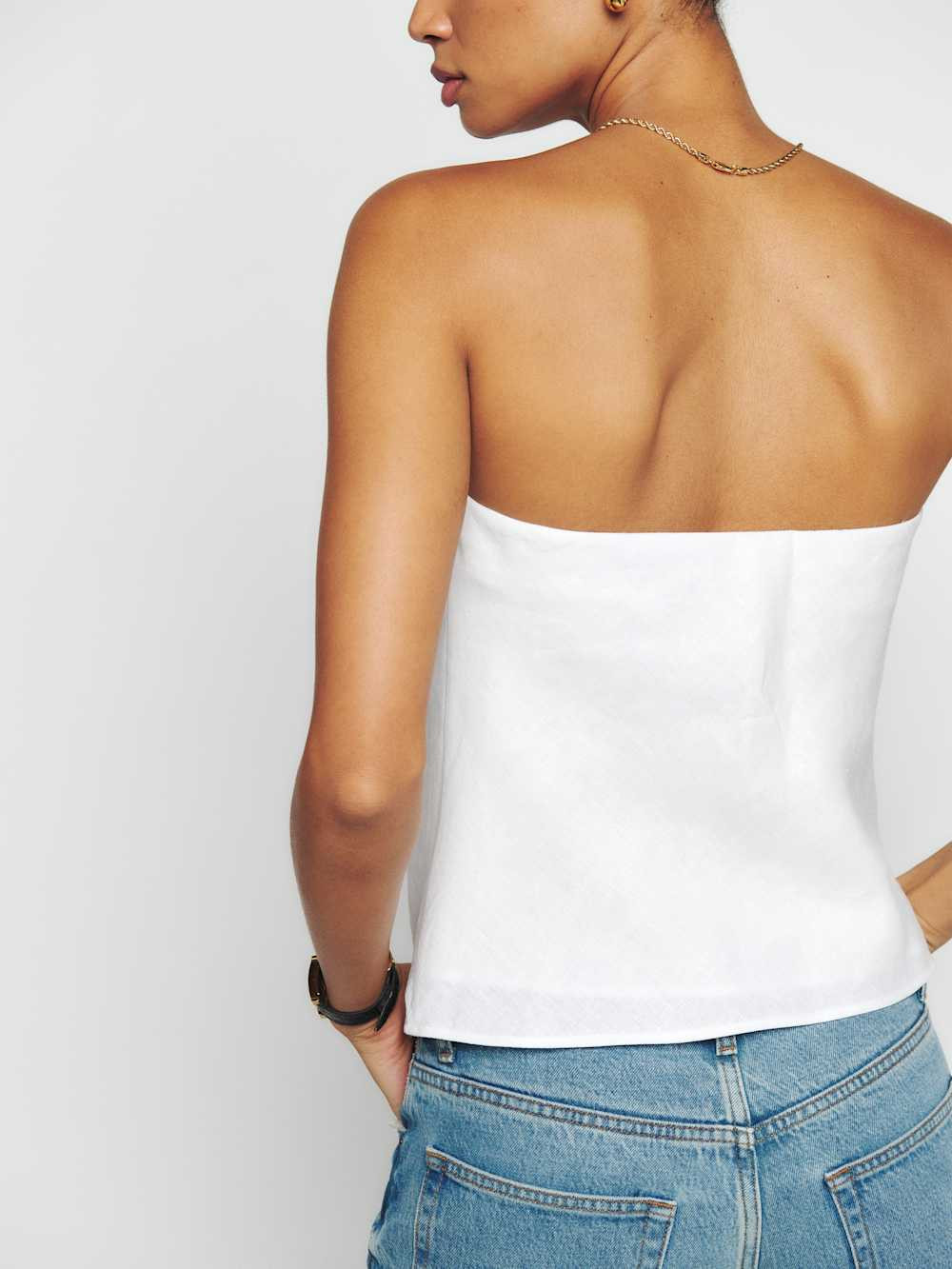 Spritz Linen Top | Reformation (Global)
