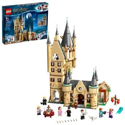 LEGO Harry Potter Hogwarts Astronomy Tower Brick Toy with Action Minifigures 75969 | Target