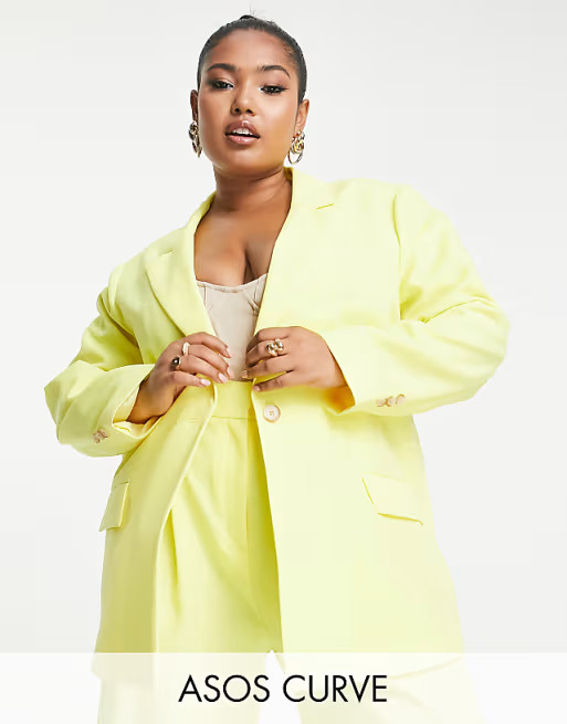 ASOS DESIGN mix & match suit in yellowwindow.asos.performance.markAndMeasure(`pdp:title_displayed... | ASOS (Global)