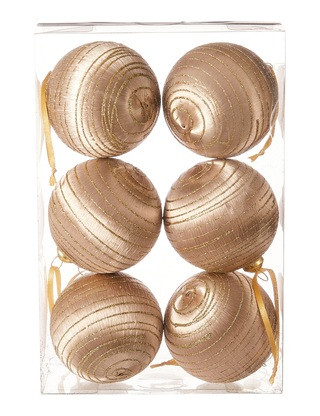 CANVAS The Night Before Christmas Trend Collection Satin Thread Ball Ornaments with Glitter Strip... | Canadian Tire