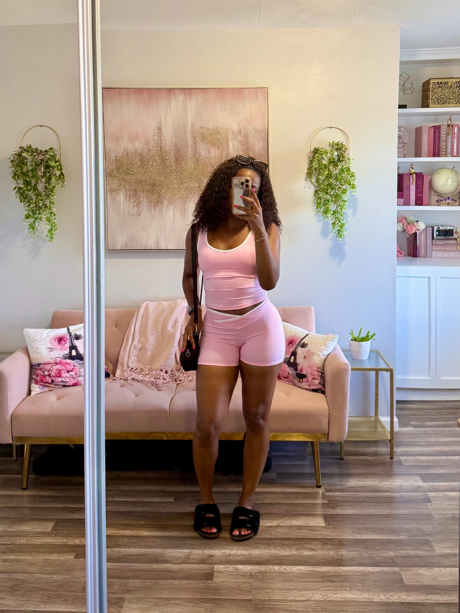 Workouts just got cuter. Loving this contrast color sports top & high-waist shorts set, comfortable, supportive and perfect for the gym or outdoor! 
#ActiveAndChic #sheinfinds
#ncmryu #workoutset #summerworkout #activewearstyle #fitnessoutfit #gymset #highwaistshorts #athleisurelook #ltkactive #ltkstyle #ltkfashion #ootdfitness #fitandstylish #gymready

#LTKActive #LTKFindsUnder50 #LTKStyleTip