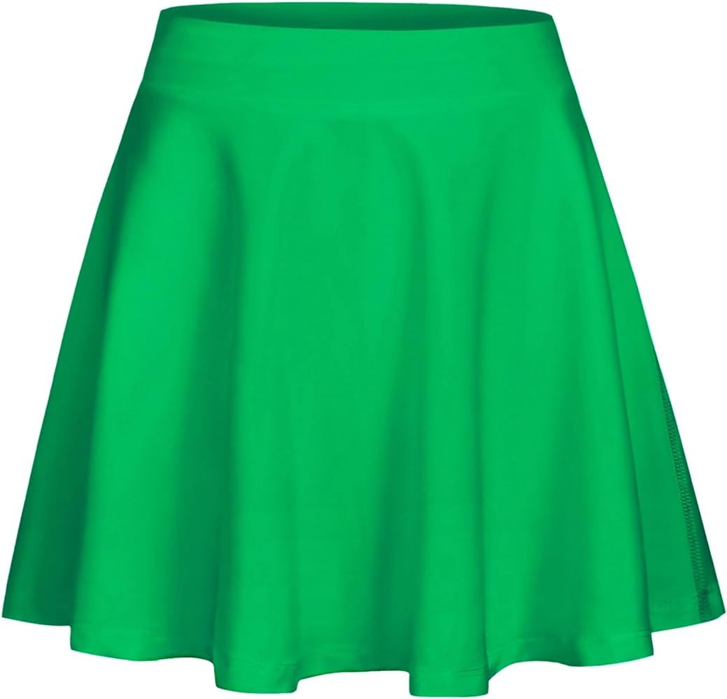 Zaclotre Skorts Skirts for Girls Elastic High Waisted Tennis Skirt with 2 Pockets Athletic Golf W... | Amazon (US)