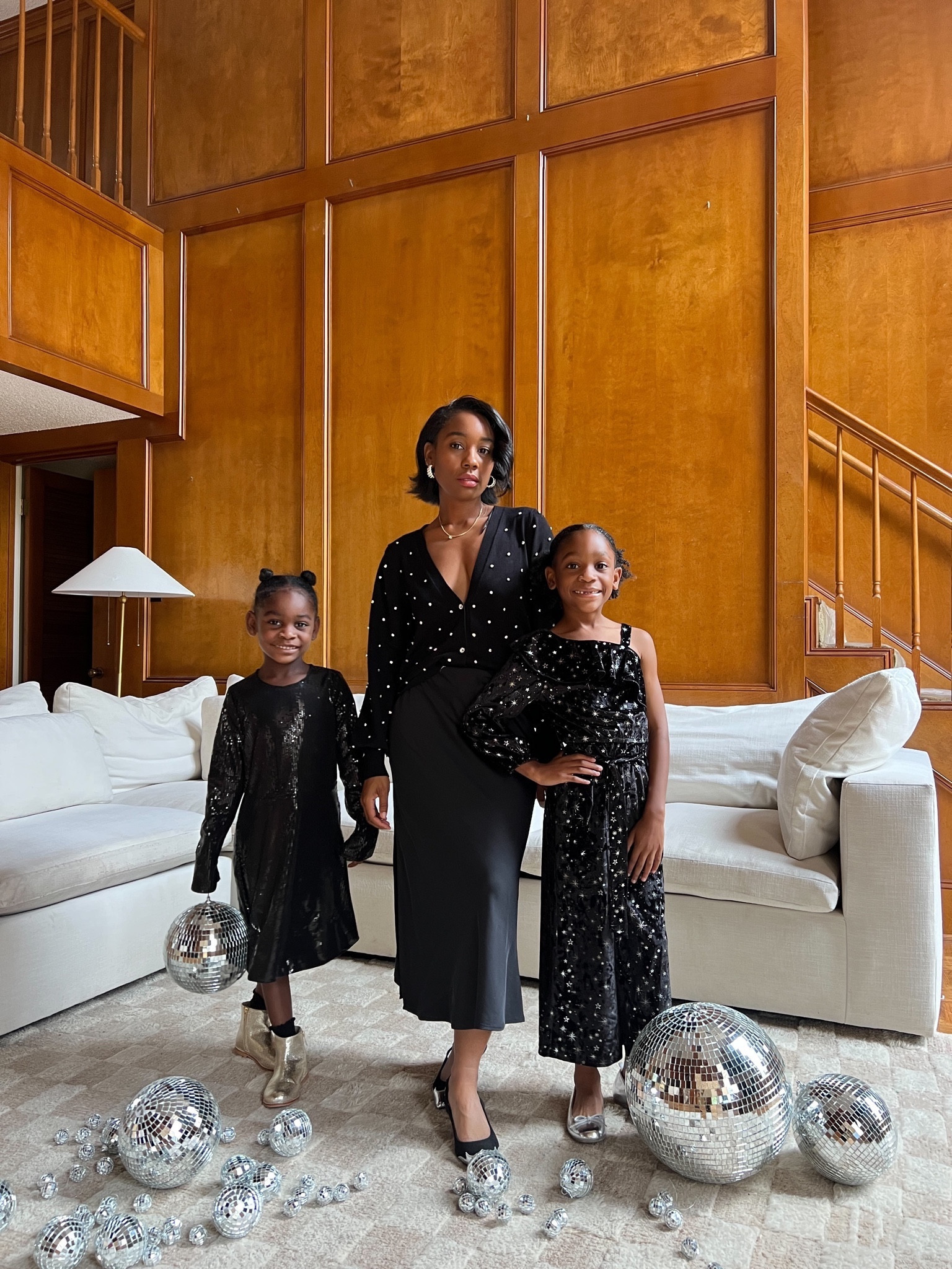 #walmartpartner Holiday season is here and @walmartfashion has all of the festive looks you need for the season! I love a fun cardigan moment that you can wear throughout the season. My slingback heels are under $35 and are not only stylish but comfortable! Walmart also has the cutest picks for the kiddos as well. Loving the girls festive looks that they can wear over and over again!#walmartfashion 

#LTKHoliday #LTKfamily #LTKkids