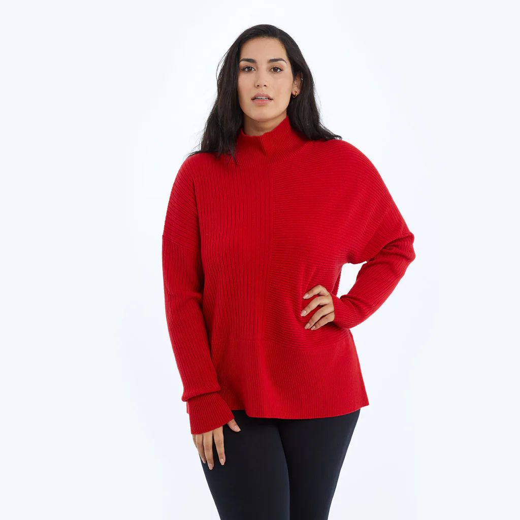 The Luxe Cashmere Blend Funnel Neck Sweater 
            | 
              
              $95 | SummerSalt