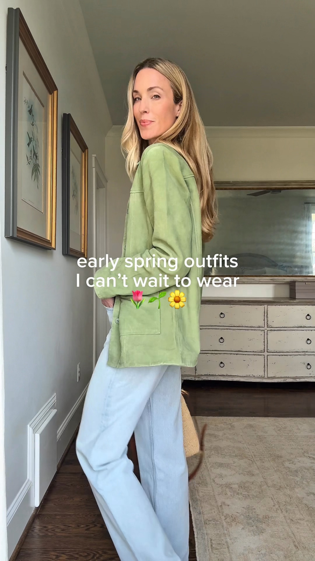 Spring outfit ideas! 🌱🌷☀️

LOOK 1: S jacket, S tee, 25 jeans, flats TTS
LOOK2: S white tee, XS satin pants, flats TTS
LOOK 3: S blouse, XS regular JCrew cosmo pants 
LOOK 4: S both cardigans, 25 jeans 
LOOK 5: S jacket, S tee, 25 jeans, heels TTS
LOOK 6: S dress, S sweater

spring fashion, spring style, spring outfit inspo, spring outfits 2026

#LTKSeasonal #LTKootd