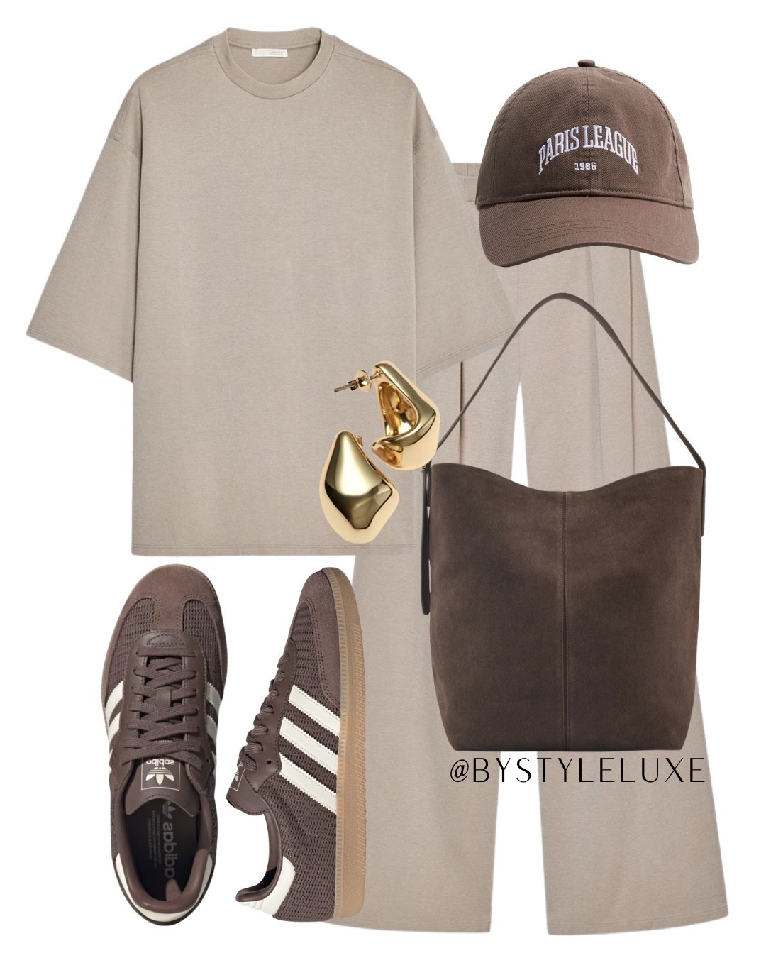 TAUPE - styling this comfy off-duty taupe co-ord for everyday, airport outfit or errand runs 

#adidassamba #coord #autumnoutfit

#LTKbag #LTKshoes #LTKautumn