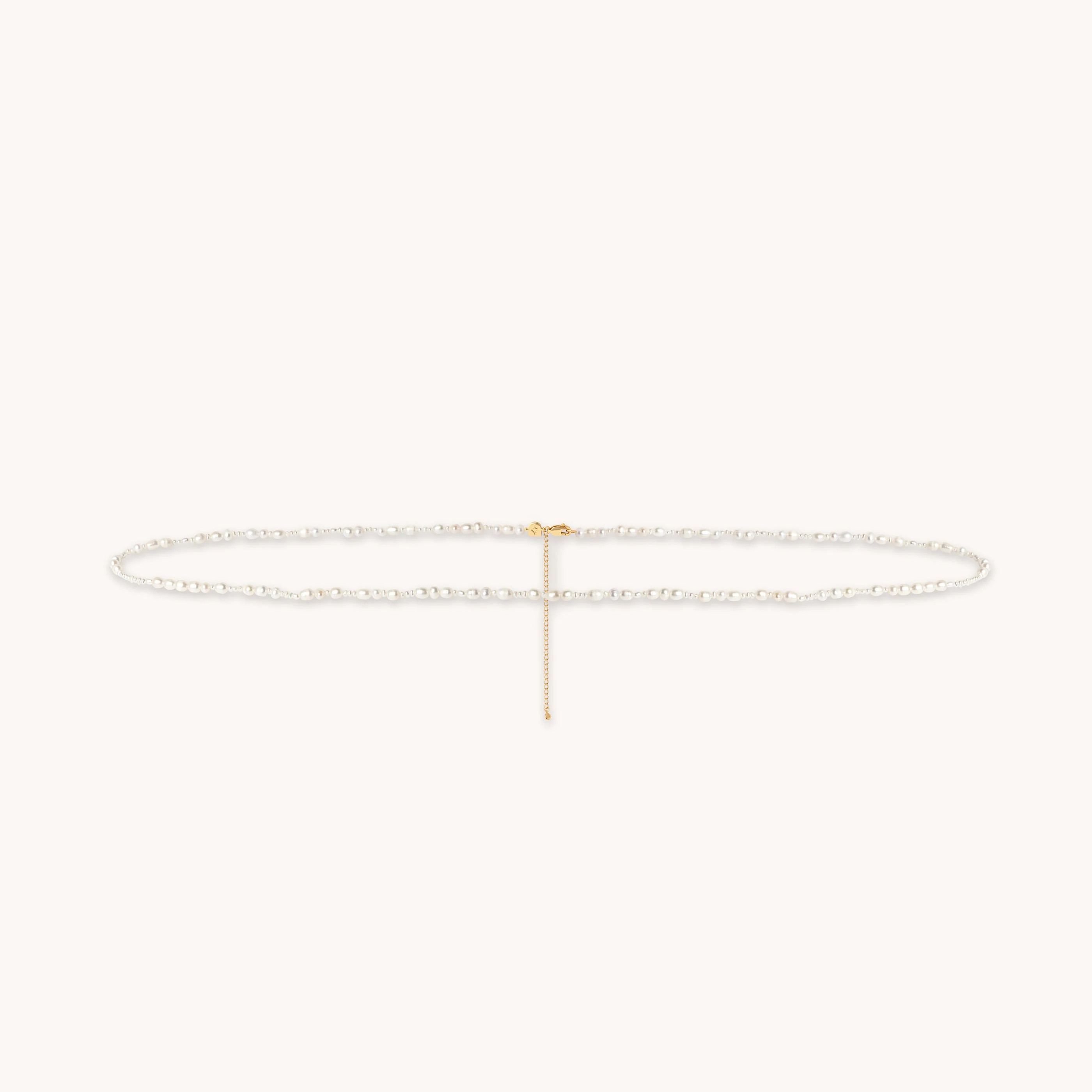 Serenity Gold Pearl Beaded Belly Chain | Astrid & Miyu | Astrid & Miyu US