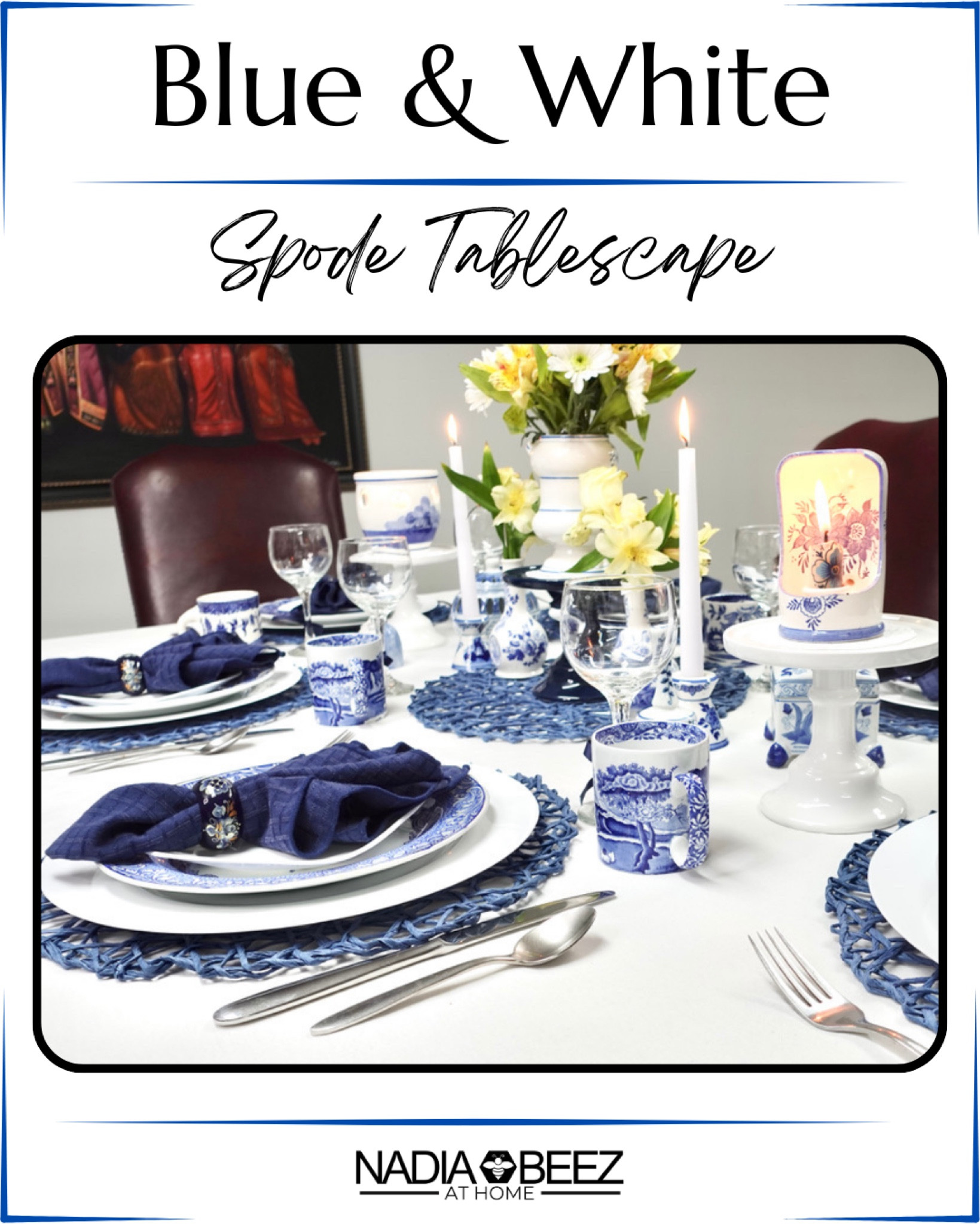 Elegant and classic Spode dinner tablescape.

#LTKSeasonal #LTKParties #LTKHome