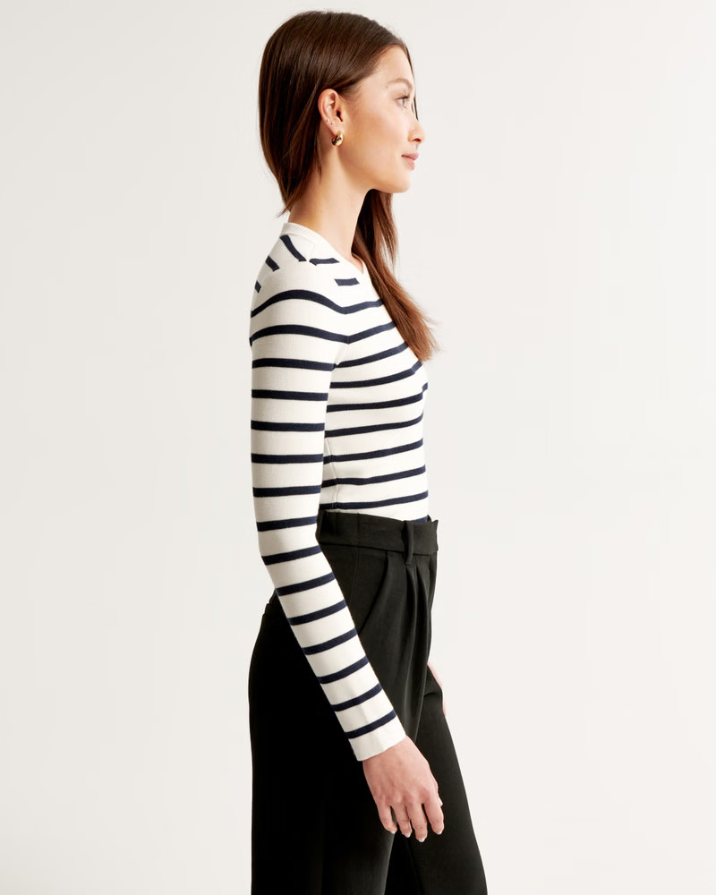 Slim Crew Sweater Top | Abercrombie & Fitch (US)
