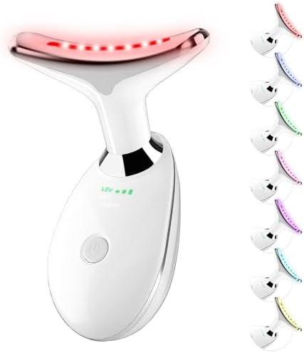 Red Light Therapy for Face, 7 Color LED Facial Light Therapy Wand for Skin Care at Home Blue Ligh... | Amazon (US)