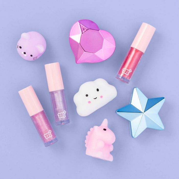 Season's Smile Lip Gloss & Squish Toy Gift Set - 8pc - More Than Magic™ | Target