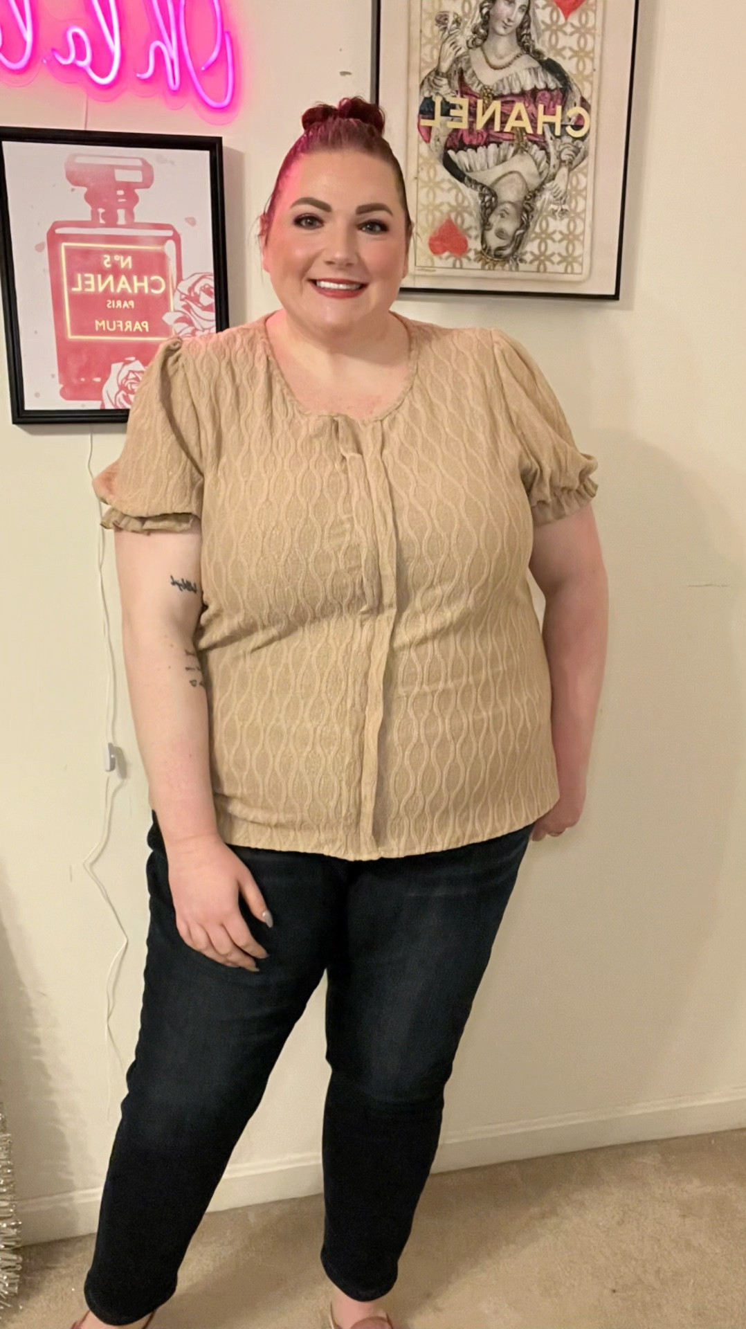 Eytino Plus Size Puff Sleeve Short Sleeve Top Try on! Perfect to wear to the office, comes in multiple colors and is TTS! I’m wearing a 3x! Plus there’s a 30% off coupon too! 

#LTKSaleAlert #LTKPlusSize #LTKWorkwear