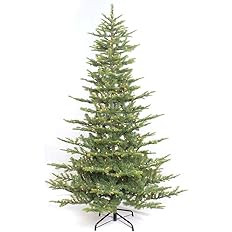 Puleo International 6.5 Foot Pre-Lit Aspen Fir Artificial Christmas Tree with 500 UL Listed Clear... | Amazon (US)