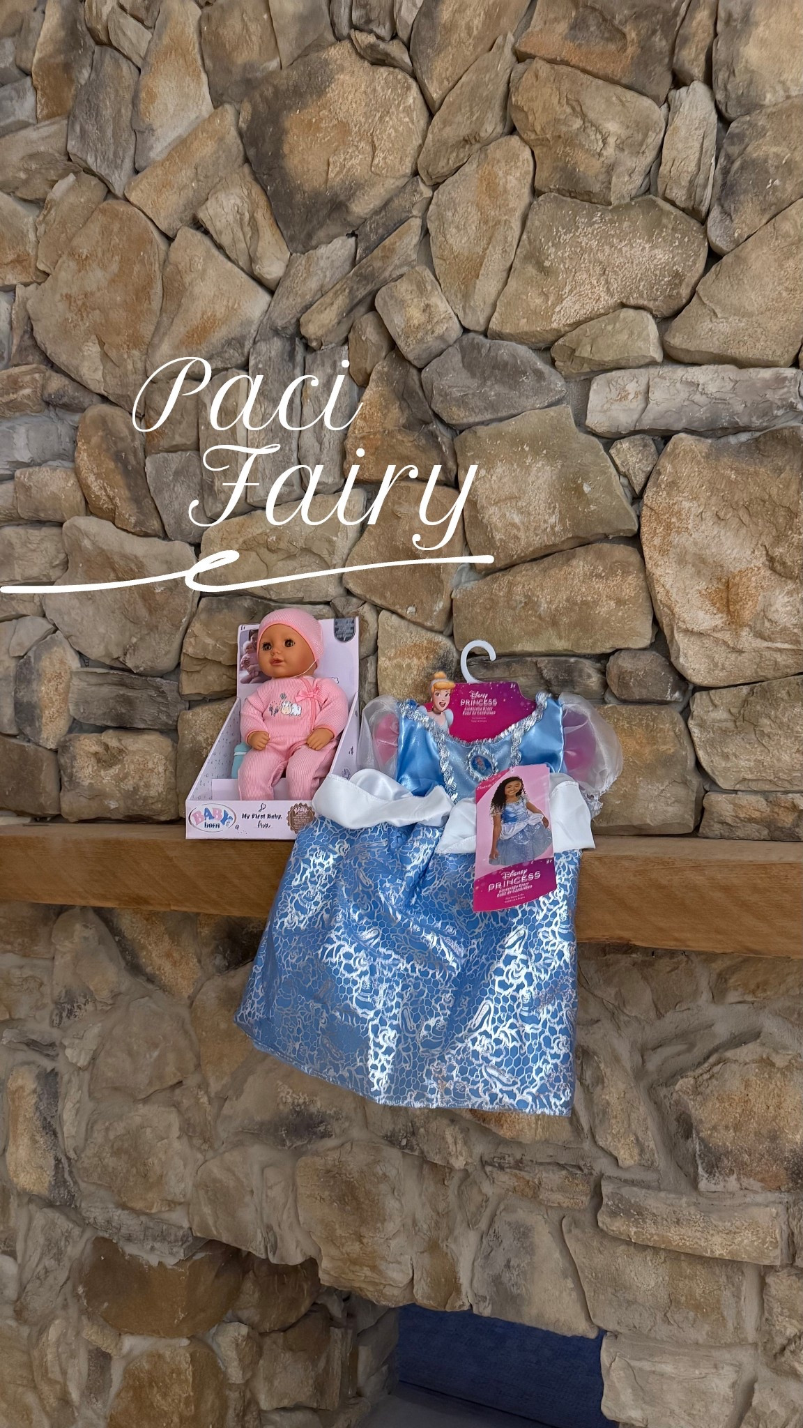 The paci fairy 🧚 came last night for Lennons “Gaga” (pacifier) and brought her the prettiest princess dress and a new baby doll to sleep with! 
#kids #baby #pacifier #fairy #mom

#LTKHome #LTKBaby #LTKKids
