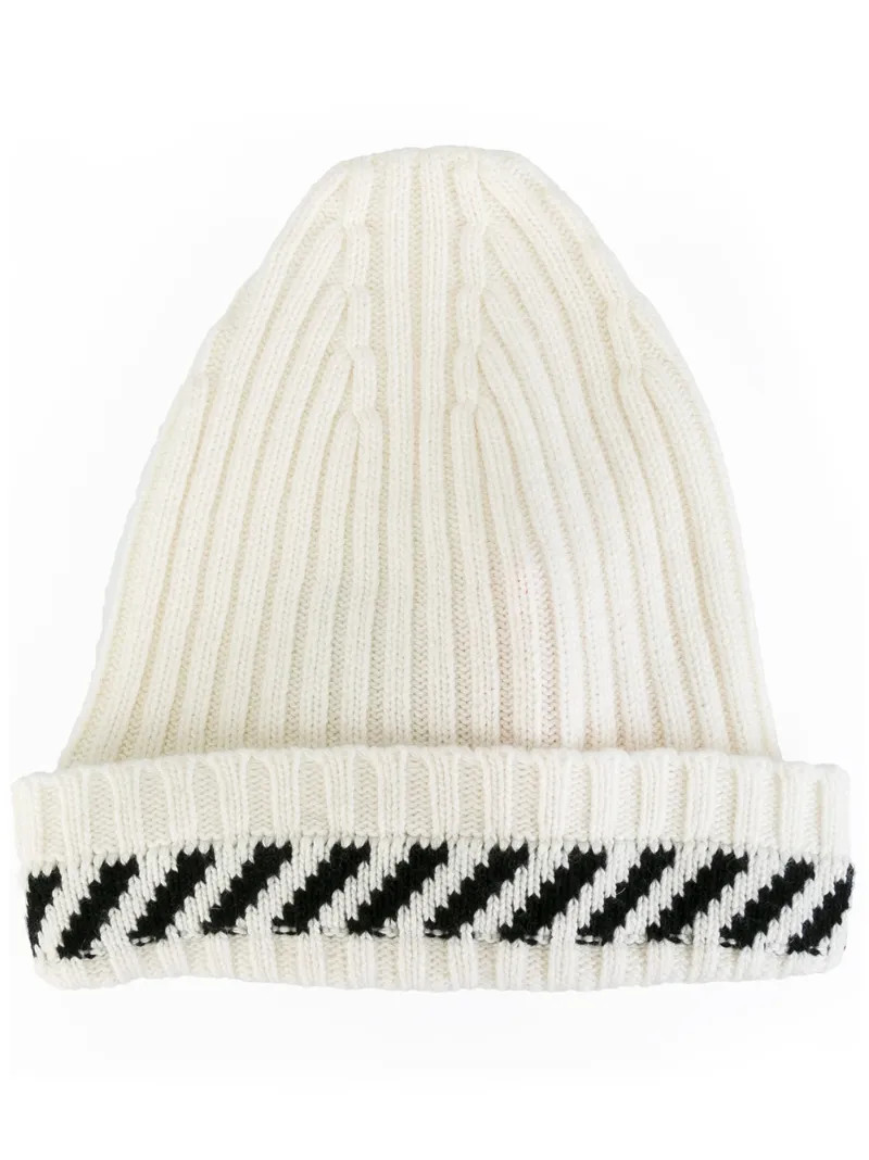 Off-White 'Diagonals' beanie | FarFetch US
