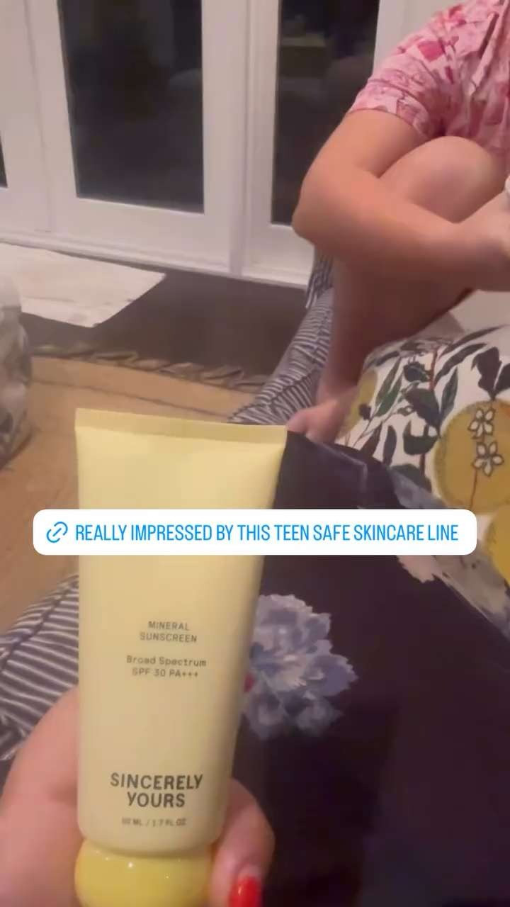 Very impressed by this teen skincare line 

 