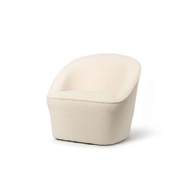 Deshaune Bouclé Upholstered Swivel Barrel Accent Chair | Wayfair North America