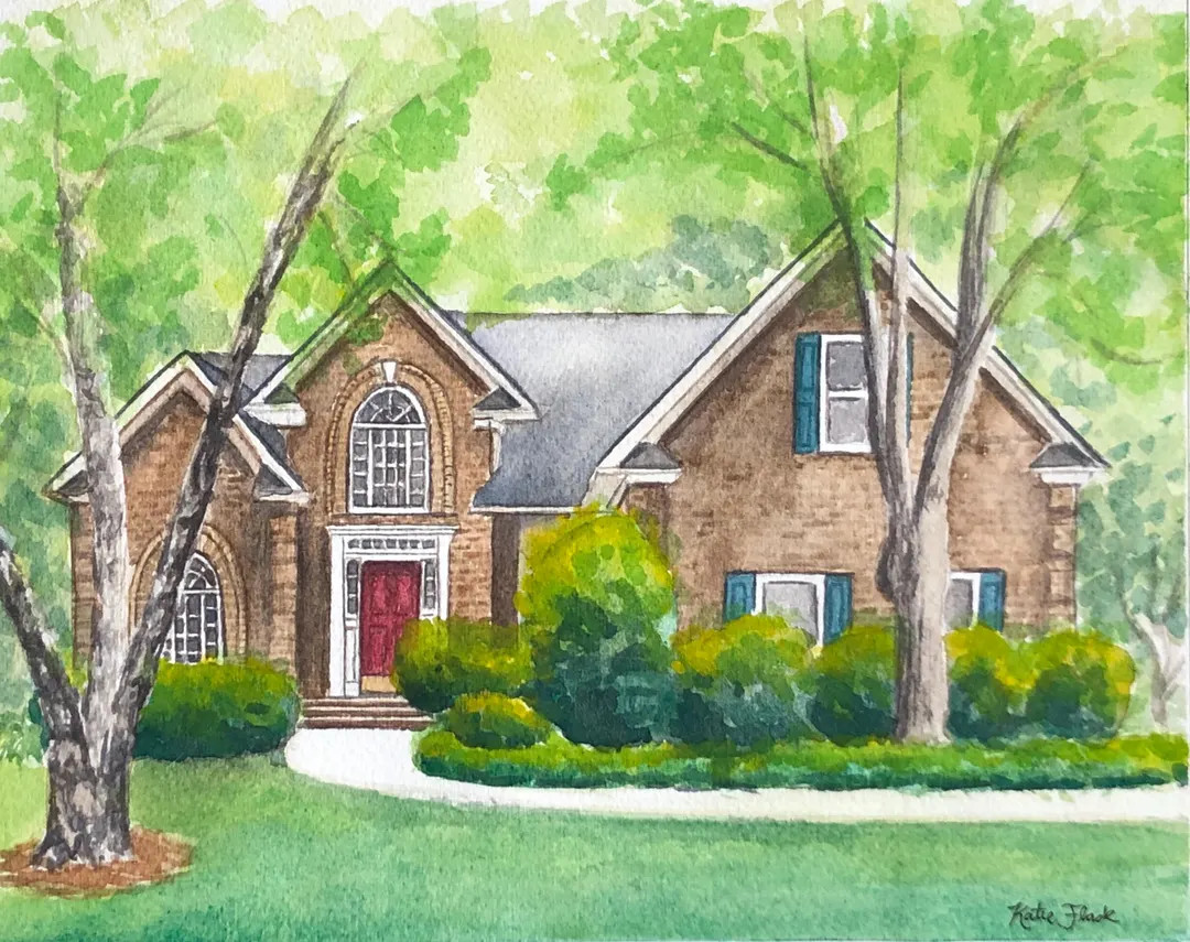 Hand Painted Watercolor House Painting, Custom House Portrait from Photo, Housewarming Gift, Real... | Etsy (US)