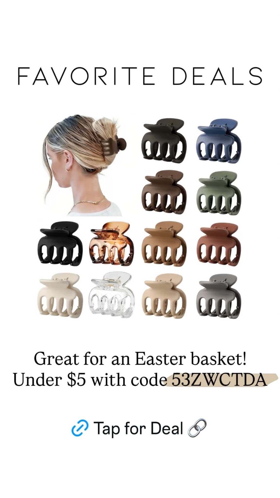 Great for an Easter basket! Under $5 with code 53ZWCTDA