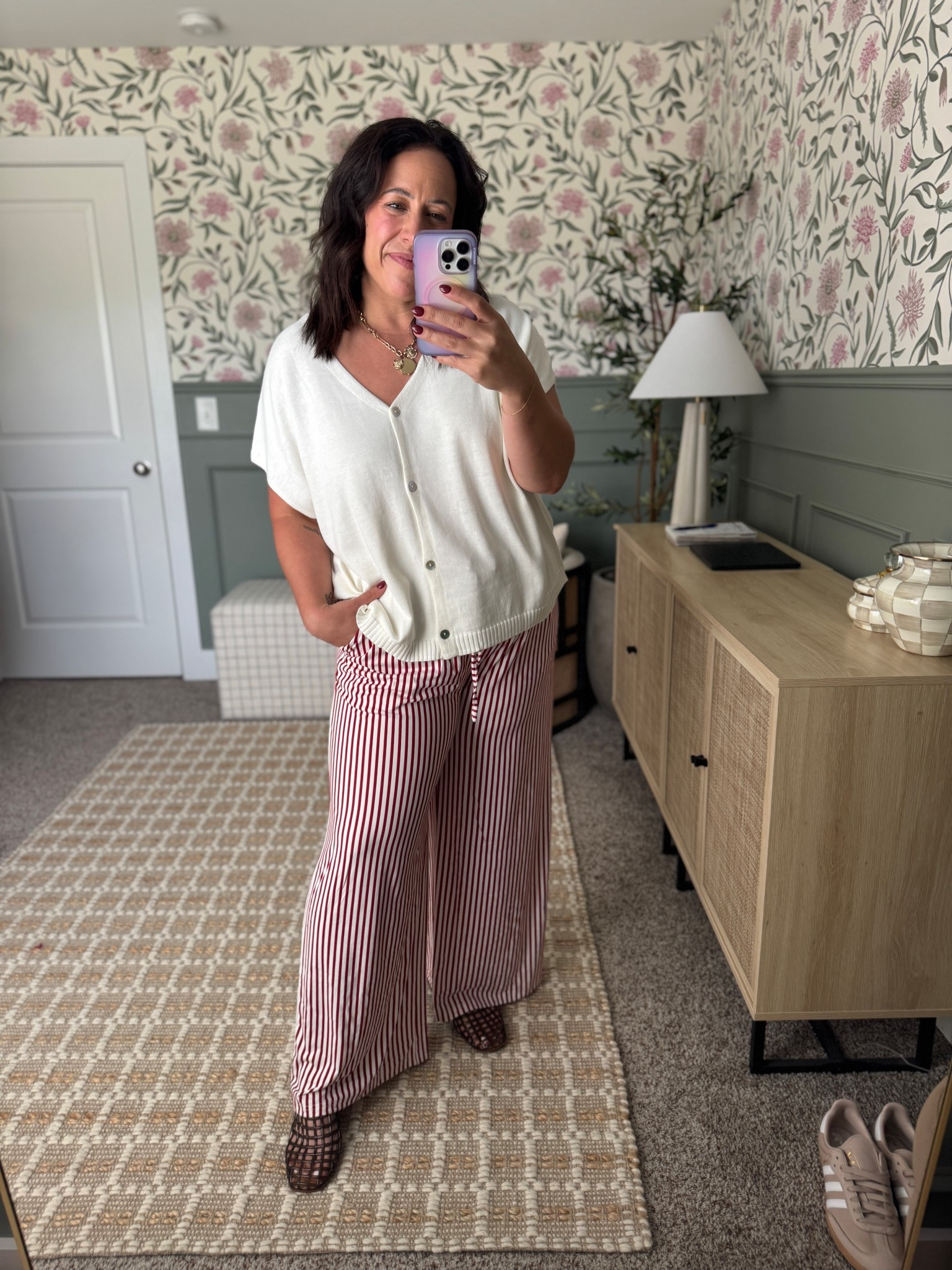 Casual afternoon car pick up OOTD wearing size xl in both top and bottom from Amazon! 

#LTKFindsUnder50 #LTKMidsize #LTKFindsUnder100