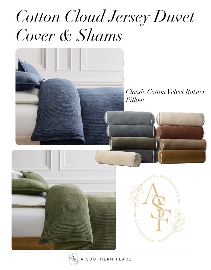 Cotton Cloud Jersey Duvet
Cover & Shams/BlosterPillows

#LTKHome
