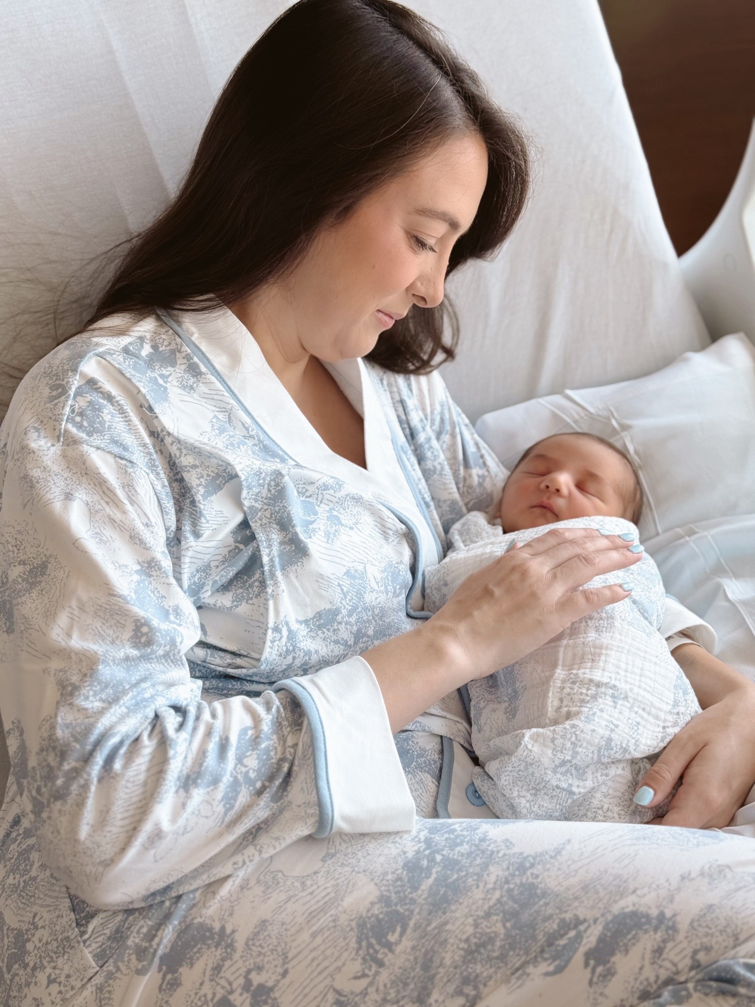 Maternity and breastfeeding friendly pajama set 

#LTKBump #LTKFamily #LTKBaby