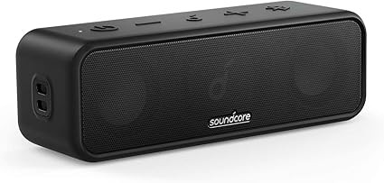 Soundcore Anker 3 Portable Bluetooth Speaker - Wireless, IPX7 Waterproof, 24H Playtime, Pure Tita... | Amazon (US)