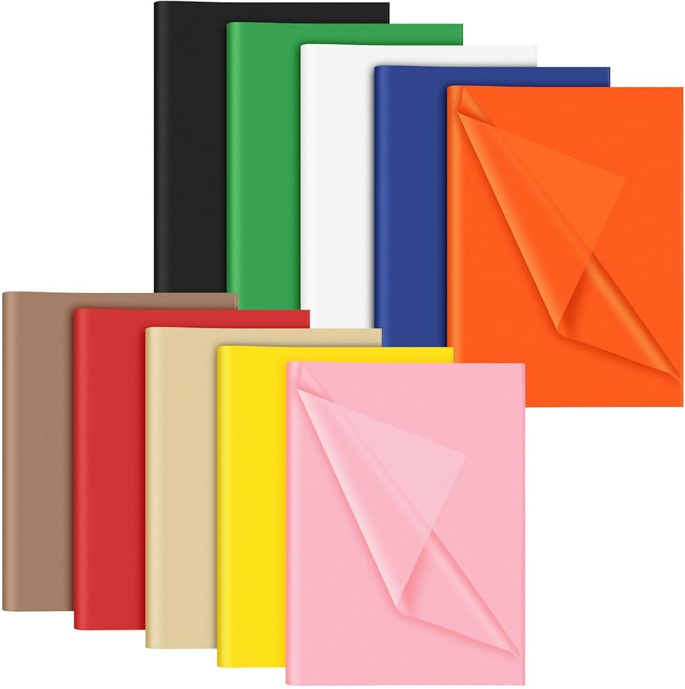 NEBURORA Rainbow Tissue Paper 60 Sheets Gift Wrapping Paper Bulk in 10 Colored Tissue Paper for W... | Amazon (US)
