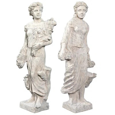 2 Piece Goddesses of Growth Garden Statue Set | Wayfair North America