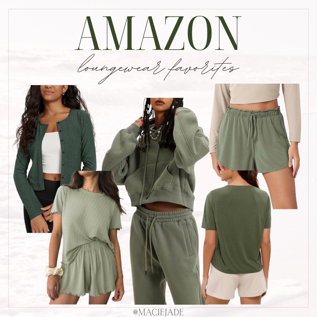 Amazon Loungewear Favorites!💚😍 green loungewear, loungewear for her, loungewear favorites, amazon loungewear, loungewear favorites for her

#LTKActive #LTKootd #LTKHome