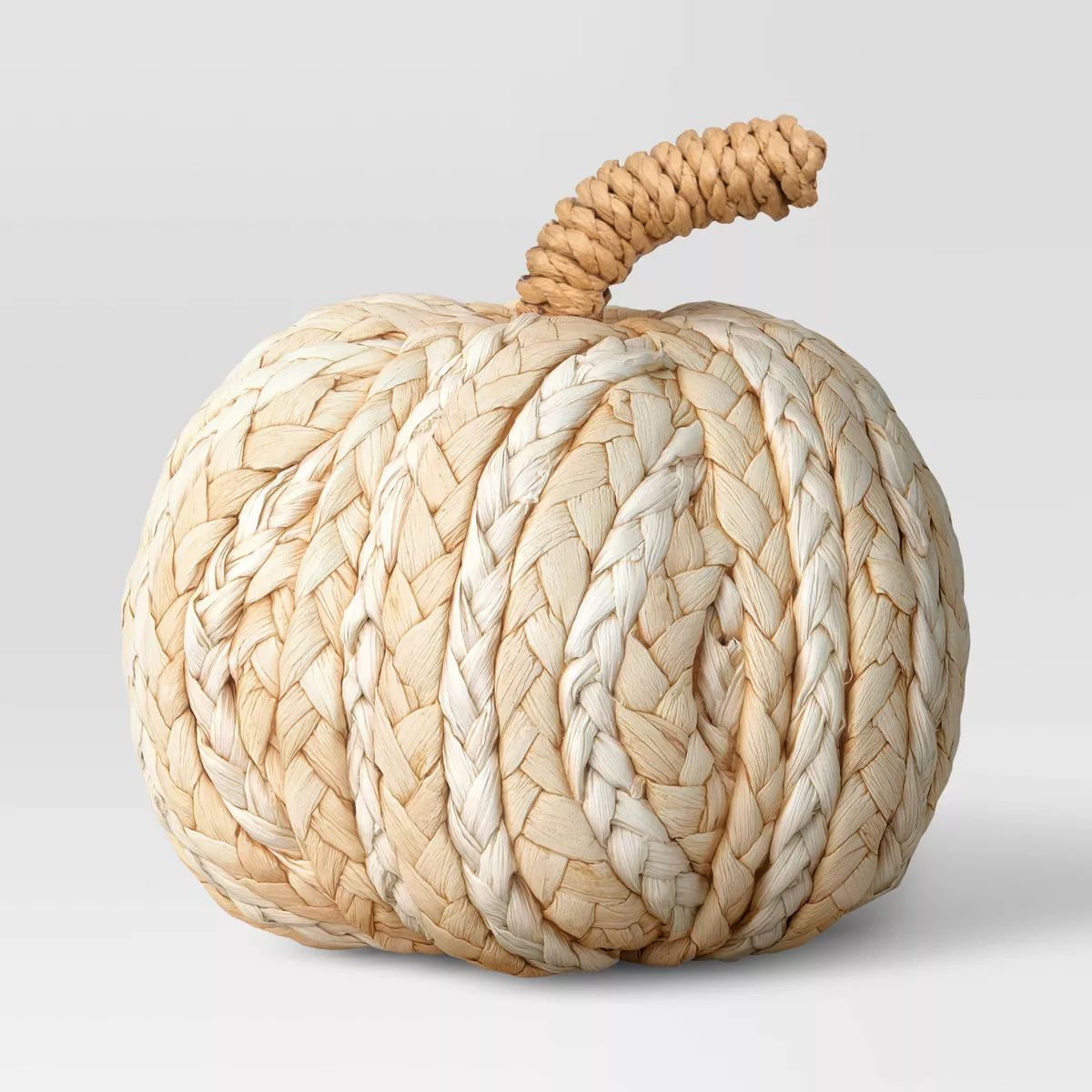 Medium Woven Pumpkin Light Pumpkin Figurines - Threshold™ | Target