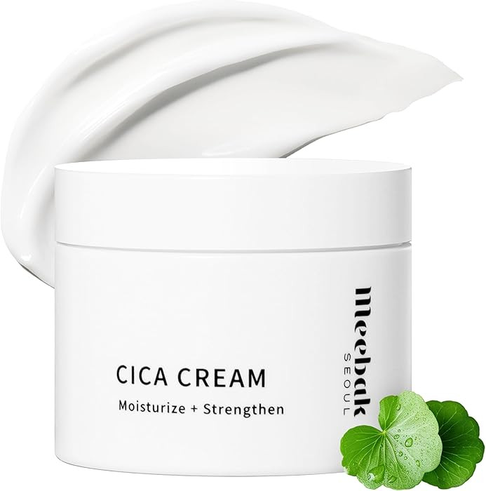 Meebak Cica Cream | Daily Repair Moisturizer with Niacinamide, Ceramide, & Retinol | Deep Hydrati... | Amazon (US)