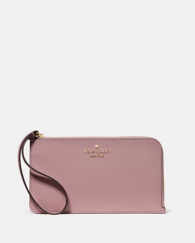 Lucy Medium L-Zip Wristlet | Kate Spade Outlet