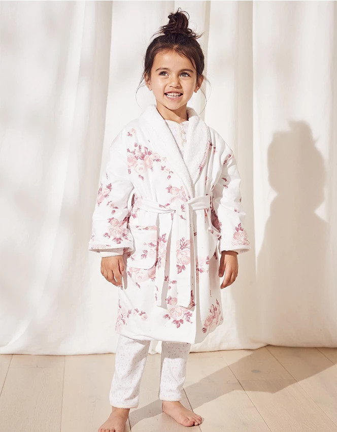 Darcey Floral Robe (1-12yrs)
    
            
    
    
    
    
    
    
            1 review... | The White Company (UK)