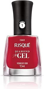 Risqué Esmalte Diamond Gel Vermelho Rubi Cremoso 9 5 Ml | Amazon (BR)