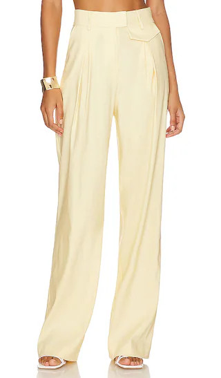 Carlotta Pant in Banana Creme | Revolve Clothing (Global)