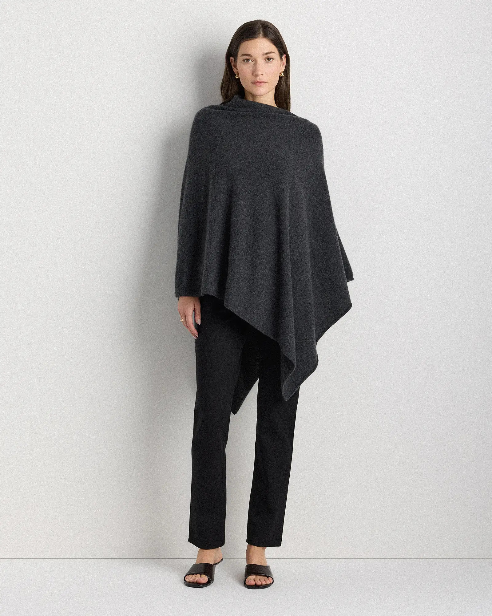 Mongolian Cashmere Poncho | Quince