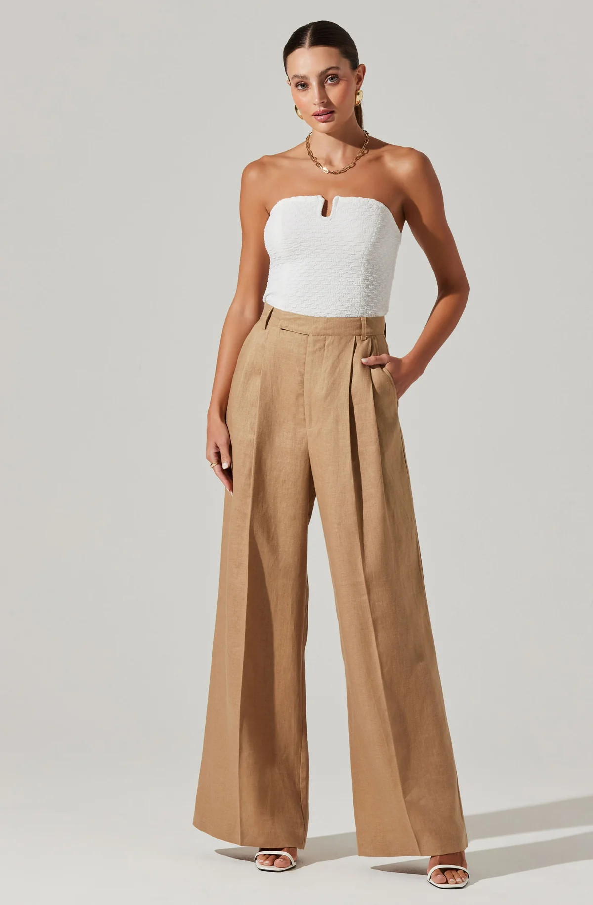 Milani Wide Leg Trouser Pants | ASTR The Label (US)