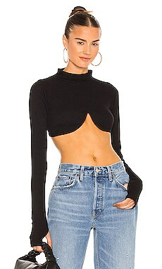 OW Collection Muse Top in Black Caviar from Revolve.com | Revolve Clothing (Global)