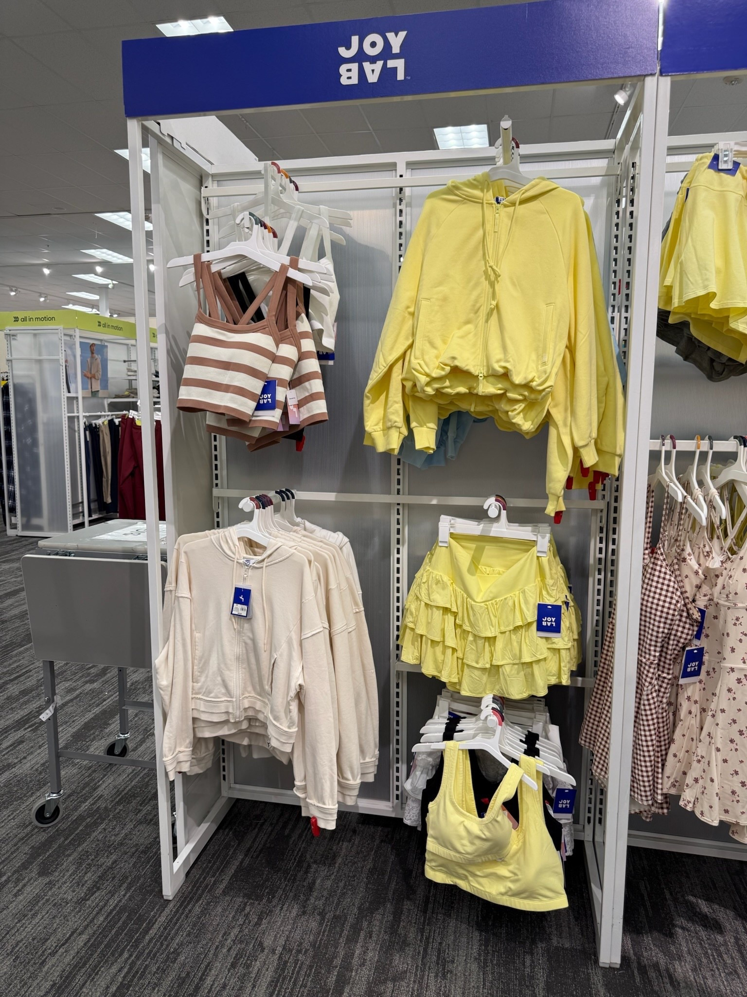 Joylab activewear in butter yellow and neutral colors // skort / tank top / sports bra / lightweight zip up hoodie 

#LTKActive #LTKSeasonal #LTKfitnessgoals