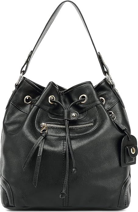 Scarleton Purses and Handbags, Drawstring Bucket Bag, Hobo Bags for Women, Crossbody Bag, Multi P... | Amazon (US)