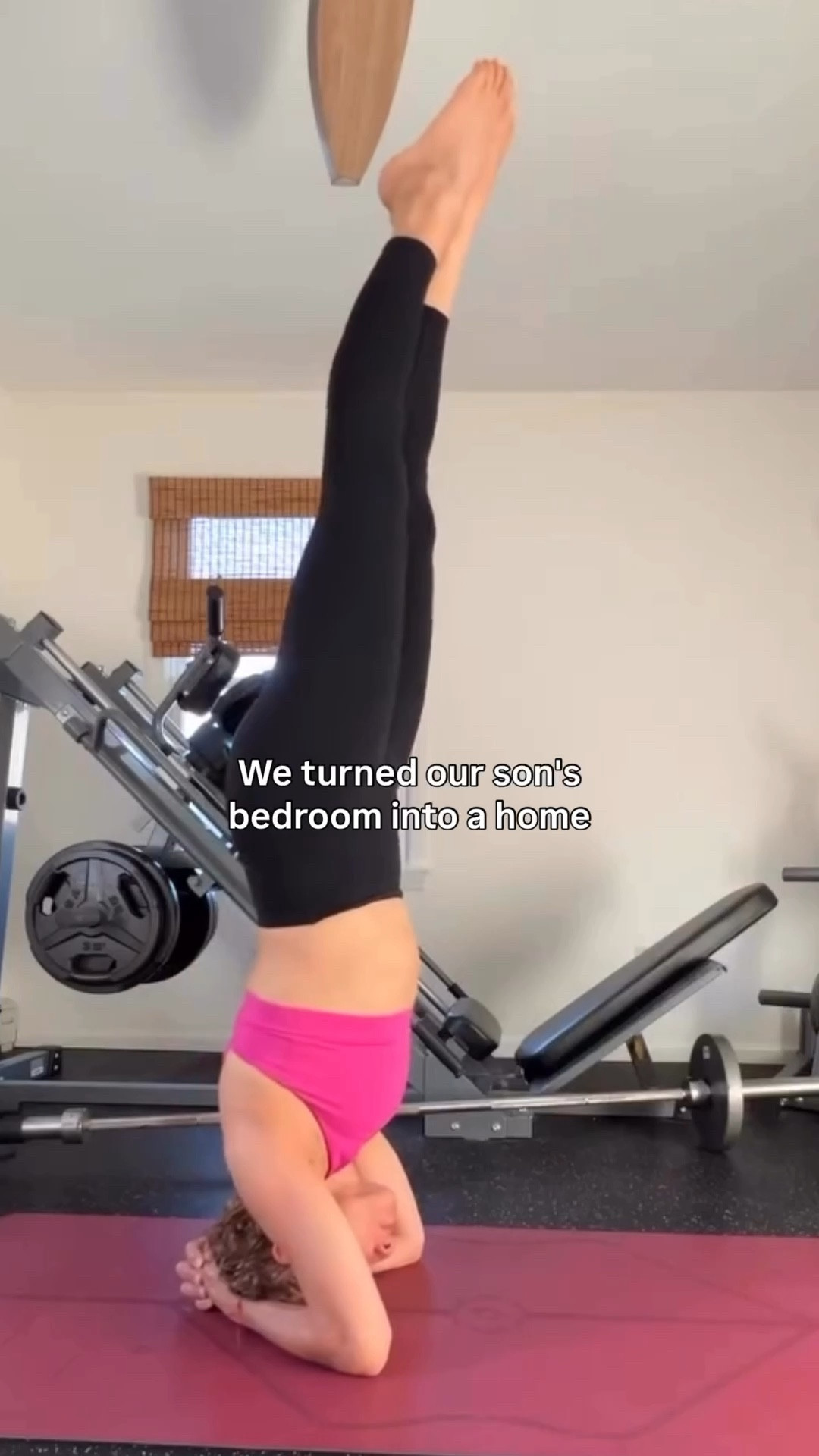 If you never use your basement gym… this might be why.

We realized we weren’t using ours either, so we turned our son’s old bedroom into a home gym with natural light — and it completely changed everything.

Now we actually use it all the time.

Sometimes it’s not about adding more… it’s about moving it to a space you enjoy.

Happy designing 💕✨

#homegym
#homeimprovement
#realhomelife
#designlesson
#homeupdate

#LTKfitnessgoals #LTKActive #LTKHome