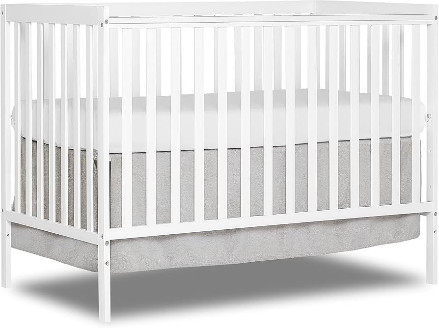 Synergy 5-In-1 Convertible Crib In White, Greenguard Gold Certified | Amazon (US)