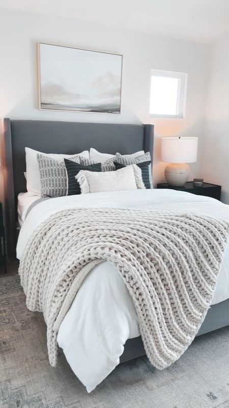 So fun seeing my design come to life in my client’s master bedroom! 
…………………………………………………………
We offer local & online interior design services. Click link in bio (or visit mendezmanor.com) to view our affordable flat rate packages and book a call to learn more!
…………………………………………………………
#bedroomdecor #masterbedroom #bedroom

#LTKhome