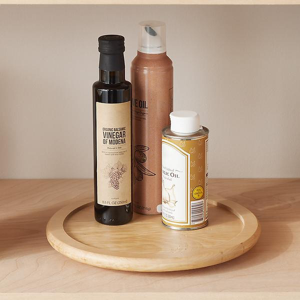 Marie Kondo Birch Single Turntable | The Container Store