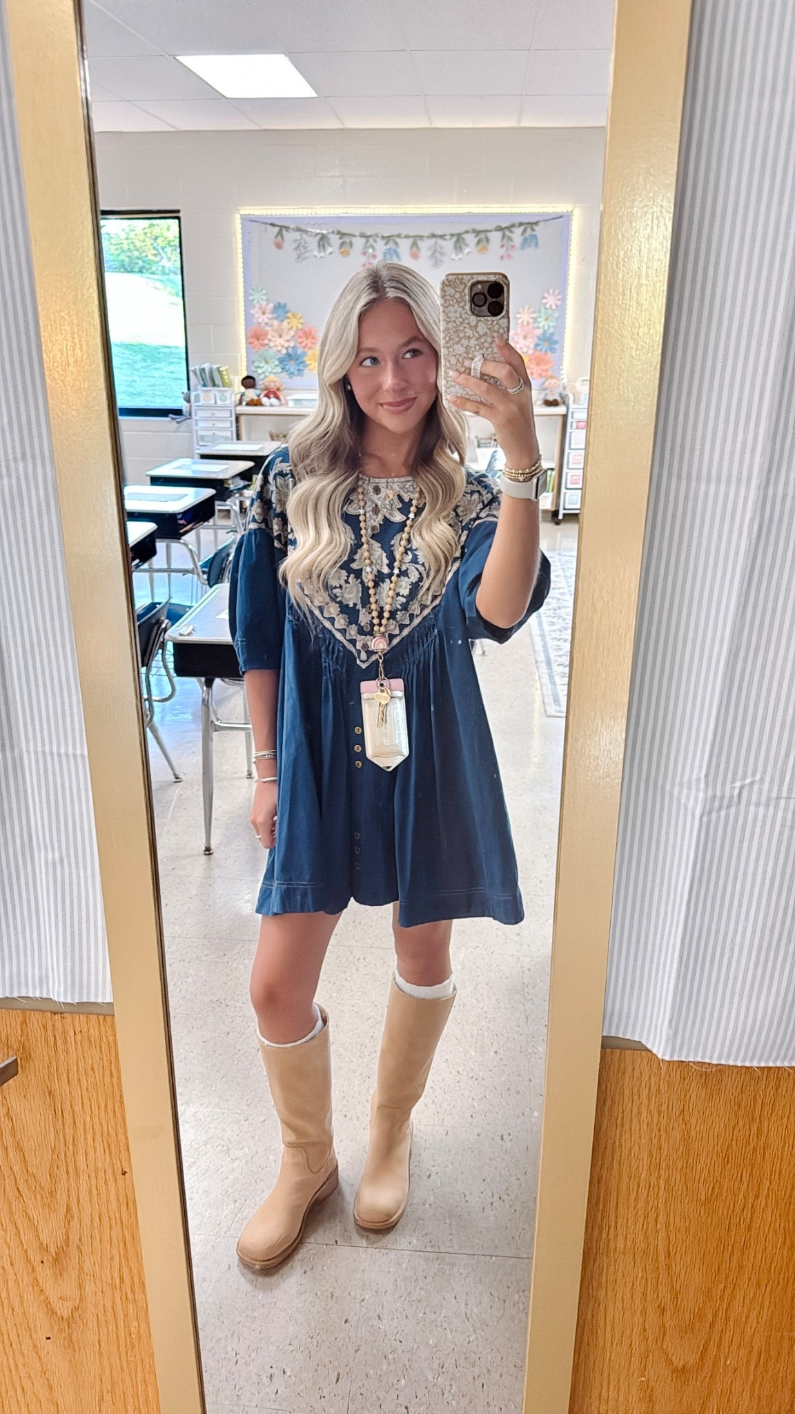 free people dress - teacher outfit inspo - steve madden boots
• wearing a size xs, oversized fit 

#LTKootd #LTKWorkwear