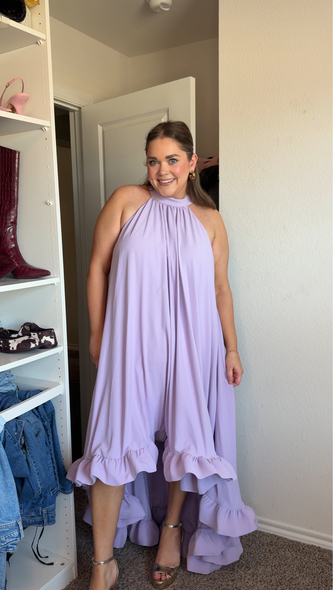 Spring wedding guest dress wearing size 18 

#LTKPlusSize