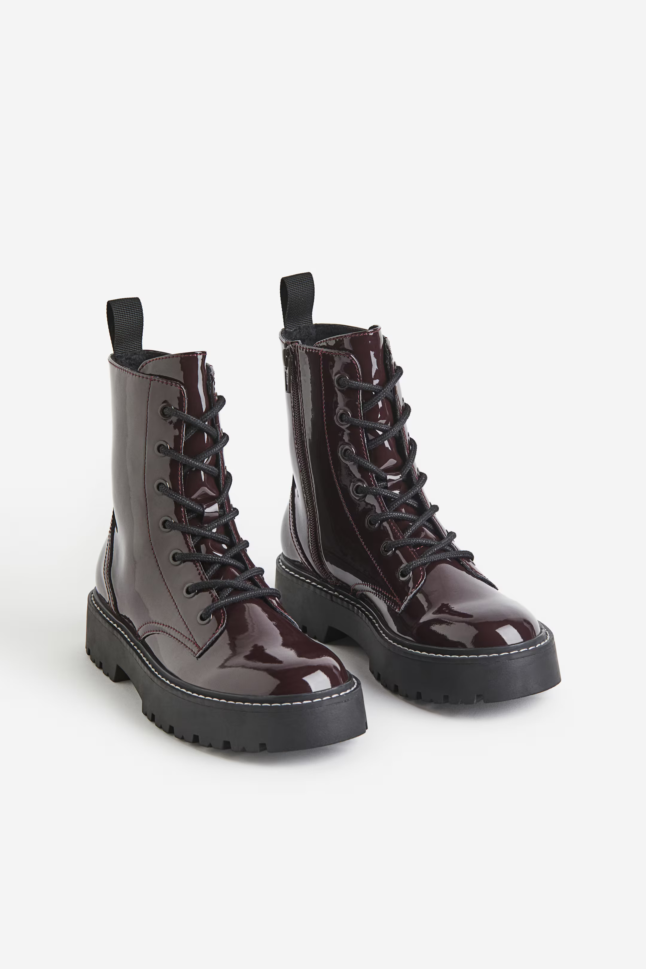 Chunky Lace-up Boots | H&M (US + CA)