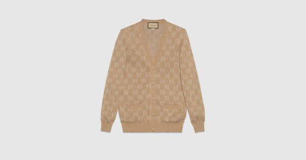 Lamé GG jacquard cardigan | Gucci (US)